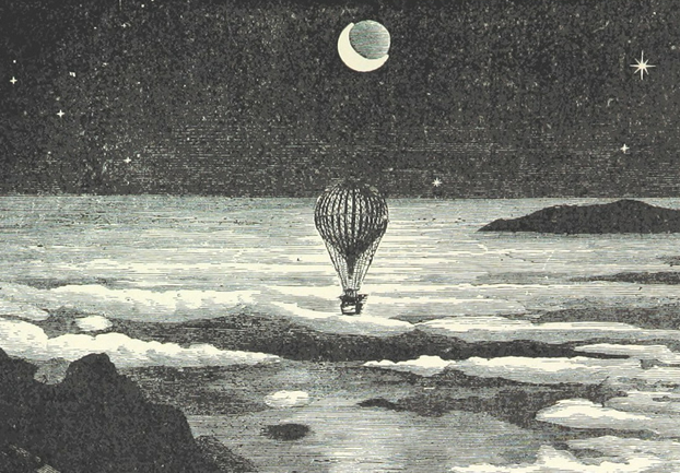 hotairballoonillustration - Go around the world. In a book. [ATTDT]